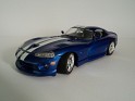 1:18 - Bburago - Dodge - Viper GTS Coupe - Azul y Blanco - Calle - 0